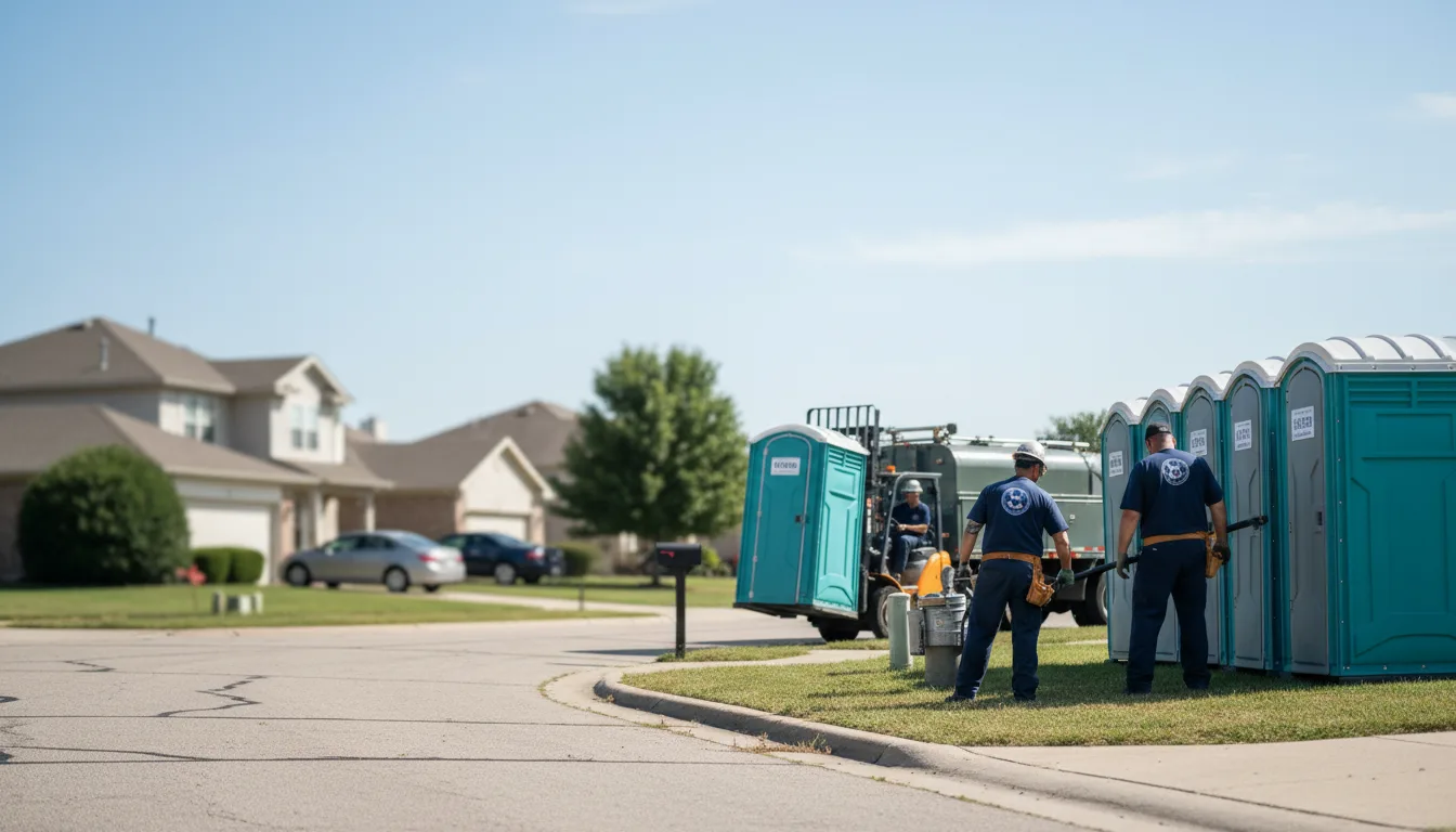 Porta Potty Rental in Tonganoxie, KS near me